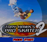 Tony Hawk's Pro Skater 2 (USA) Title Screen